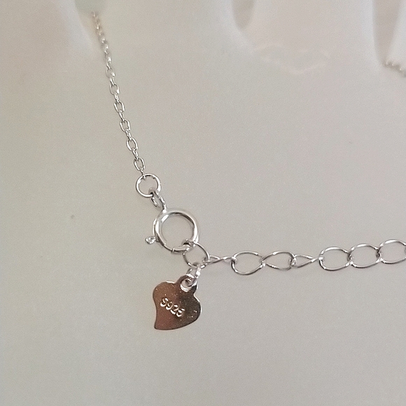 2/$30💕 BNWT Adjustable Sterling Silver Necklace - Picture 5 of 5